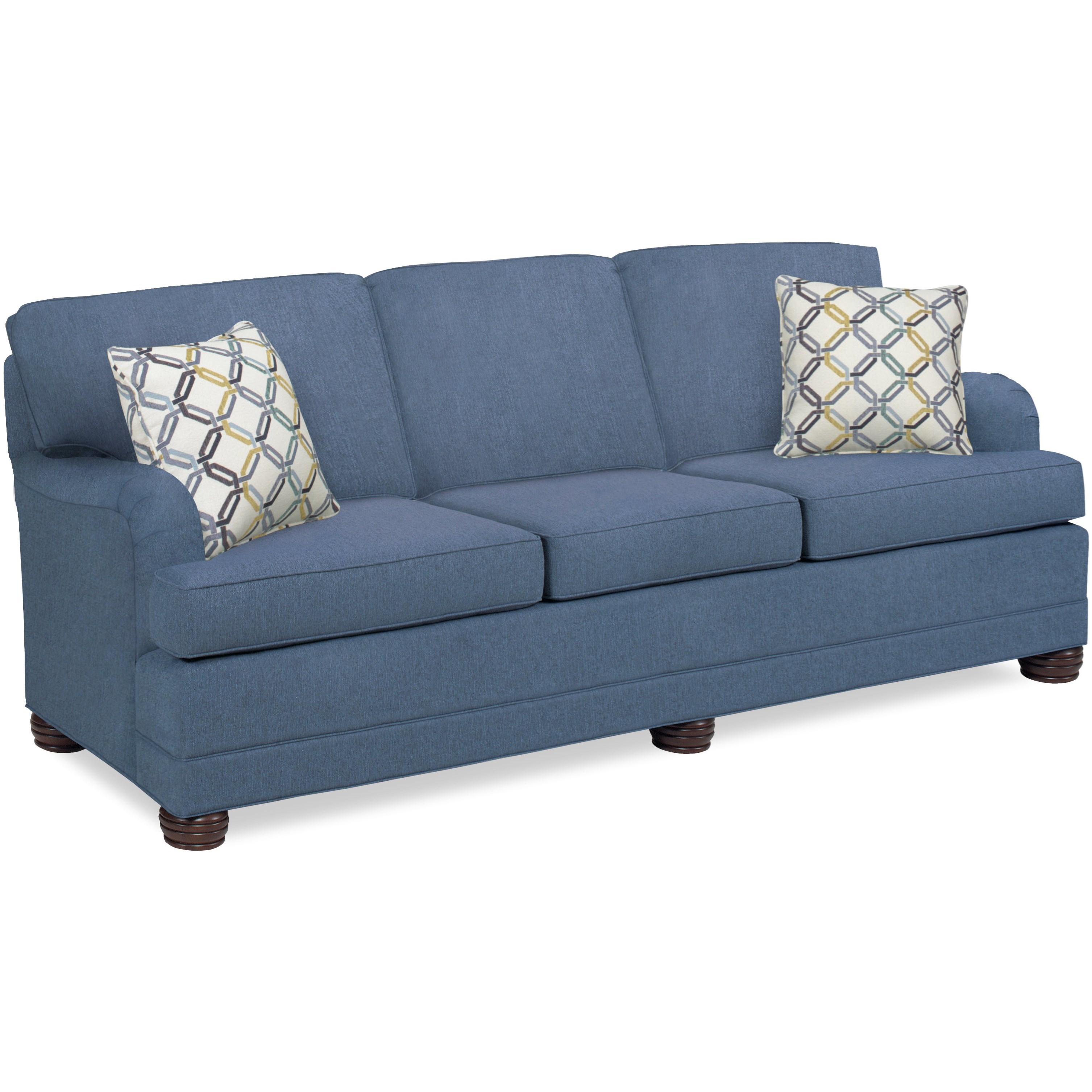 Temple Furniture Tailor Made 773095 Casual Sofa with Rolled Sock Arms